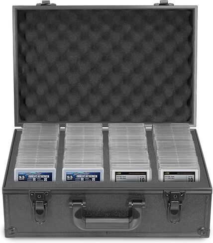 Graded Card Storage Box, Trading Card Case for PSA Graded Cards, Sports Card Storage Boxes as PSA Card Holder, Baseball Card Case, Slab Case, PSA Card Case Fits PSA, CSG, BGS & Top Loaders in Saudi Arabia