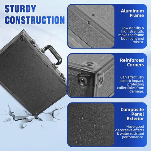 Graded Card Storage Box, Trading Card Case for PSA Graded Cards, Sports Card Storage Boxes as PSA Card Holder, Baseball Card Case, Slab Case, PSA Card Case Fits PSA, CSG, BGS & Top Loaders in Saudi Arabia