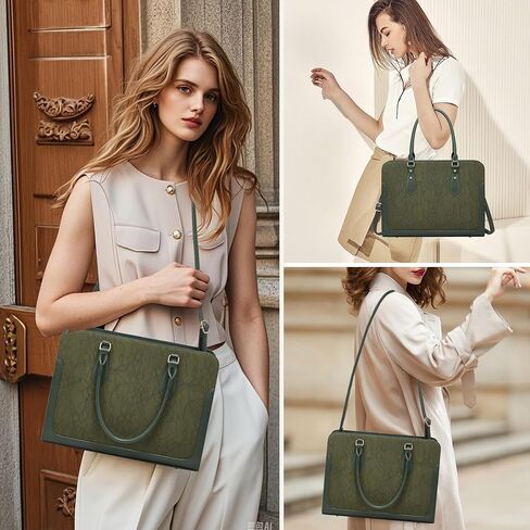 حقيبة كمبيوتر محمول للنساء 15.6 بوصة حقيبة حمل للنساء ، وحقائب الكمبيوتر الجلدية مقاومة للماء حقيبة احترافية ، حقيبة مكتب أعمال كبيرة للعمل للعمل in Kuwait