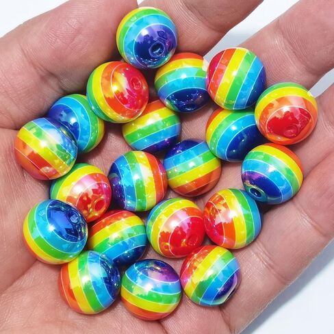 Qingxii Decorr مجموعة مختلطة لامعة AB لون أكريليك خرز متعدد الأوجه DIY خرز هيرباند أساور حرفية الزينة (ألوان مختلطة) in Kuwait