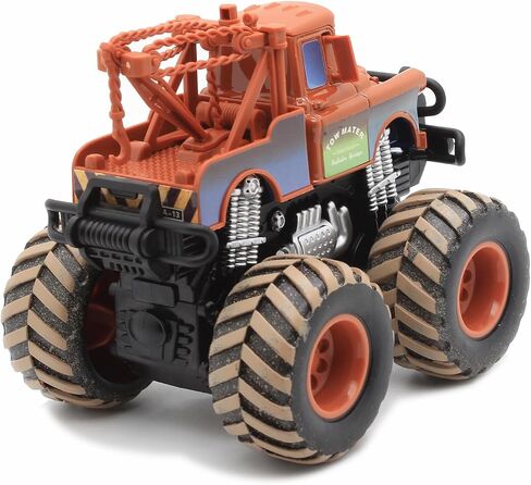 Movie Cars 3, Tow Mater Toy, Lightning McQueen Toys, Jackson Storm, 1:55 Die-cast Toy Car Big Wheel Buggy (Mater and McQueen) in Saudi Arabia