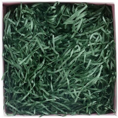 Zhzrche Raffia Paper Paper Paper Filler Easter Easter for Gift Box Basking ملء اللوازم هدايا عيد الفصح ، متعدد الألوان (أخضر) in Kuwait