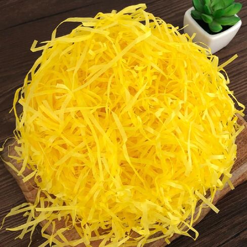 Zhzrche Raffia Paper Paper Paper Filler Easter Easter for Gift Box Basking ملء اللوازم هدايا عيد الفصح ، متعدد الألوان (أخضر) in Kuwait