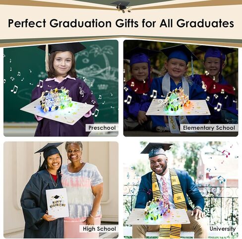 بطاقة عيد الميلاد الموسيقية، بطاقات تهنئة هدية عيد الميلاد ثلاثية الأبعاد مع الضوء والموسيقى، مدفأة الإضاءة LED بطاقة شجرة عيد الميلاد للنساء والرجال والأطفال والزوج والزوجة وعطلة عيد الميلاد in Kuwait