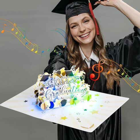 بطاقة عيد الميلاد الموسيقية، بطاقات تهنئة هدية عيد الميلاد ثلاثية الأبعاد مع الضوء والموسيقى، مدفأة الإضاءة LED بطاقة شجرة عيد الميلاد للنساء والرجال والأطفال والزوج والزوجة وعطلة عيد الميلاد in Kuwait