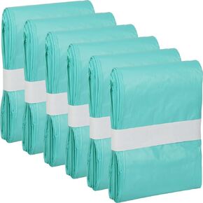 Cat Litter Pail Liner Refills Bags Compatible with Litter Champ Litter Pail, Lightly Scented, Green, 8 Count