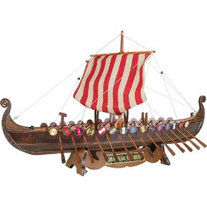 SAILINGSTORY Wooden Viking Ship Model Drakkar Oseberg 1/35 Scale Replica Scandinavian Dragon Longship Model