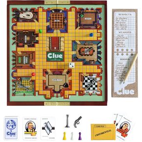 WS Game Company Clue Deluxe Travel Edition