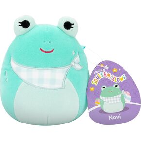 Squishmallows Original 5in Caleb the Green Octopus مع أذنين الأرنب - Jazwares الرسمي Easter Plush (Little)
