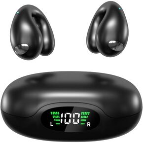 AI Translation Earbuds Real Time, 144 Language Translator Earbuds Multi Translation Modes Clip On Bluetooth 5.3 Headphones for Travel Business and Learning