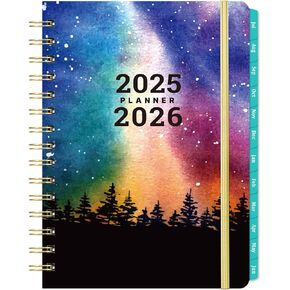 Planner 2025-2026 - Academic Planner 2025-2026 Daily Weekly and Monthly, July 2025 - June 2026, 6.4" x 8.5", Marked Tabs, Back Pocket, Perfect Daily Organizer