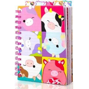 Squishmallows Original Tab Journal ، 5 علامات تبويب ، حدود دوامة ، مجلات للمراهقين ، هدية عيد الميلاد ، مجموعة اليومية ، مجموعة مجلة ، مجلة الأطفال ، مجموعة القرطاسية للفتيات ، مجلة رسم ، يوميات ، مذكرات