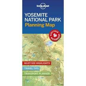 Lonely Planet Yosemite National Park Map Map