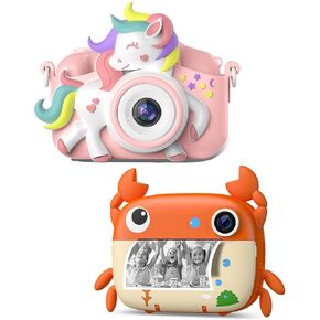 Kids Camera Kids Instant Camera for 3-8 Years Old Toddlers Childrens Boys Girls