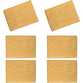 6pcs غراء بقايا ممحاة مطاطية منظف مطاطية منظف مطاطية محو محو الالتقاط المقطوع من أجل إزالة المادة اللاصقة والبقايا من البلاستيك الورقي والمزيد
