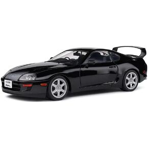 1:18 Scale Diecast Model Car متوافق مع Sloopo 1993 Toyota supra Mk4 Diecast Model ، Black S1807606