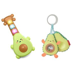 Skip Hop Baby Guitar و Farmstand Grow & Play و Rock-A-Mole Guitar و Avocado Stroller Toy