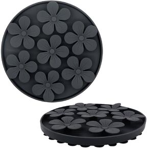 Non-Slip Slow Feeder Pet Bowl – Anti-Choking Feeding Bowl with Suction Cups for Dogs & Cats, Promotes Healthy Digestion (Ocean, Flower)