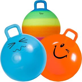 Xino Sports Blue و Orange و Rainbow Hopping Balls Bundle