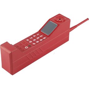 هاتف محمول خمر ، هاتف من الطوب Prop Prop School Phone Pagers and Inperers 90s هاتف مزيف لتزيين غرفة المعيشة المنزلية (أسود)