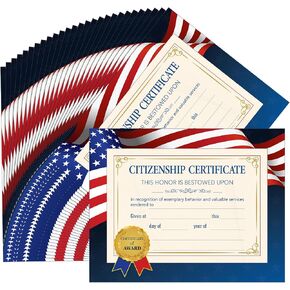 Tenare 48 Pcs Math Achievement Certificate 11 x 8.5 Inches Paper Awards Recognition Achievement Certificate for Graduation Party Supplies Graduation Awards Grad Wishes Favors