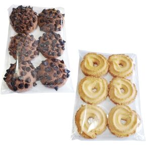 200 Pcs 4x6 Inches Clear Self - Sealing Cellophane Bags - Bakery, Treats, Gift & Craft Packaging. Resealable, Ideal for Cookie Baggies, Retail Display. Opp Plastic Bag with Easy - Seal Adhesive Strip