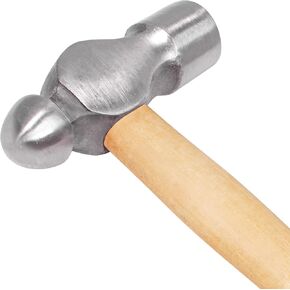 مطرقة Beadsmith Ball-Peen-أداة العمل المعدنية ذات الوجه المزدوج ، 11 بوصة ، رأس 8 أوقية مع وجوه مسطحة 22 ملم ومقبض