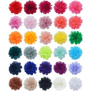 PET عرض 30pcs/pack 2.8 "PET PET PET ذوي الياقات البيضاء زهور أقواس أقواس مرفق صغير متوسط ​​الكلاب كبيرة القطط سحر السحر الشرائح