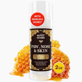 iHeartDogs Honey Guard Paw, Nose & Skin Dog Healing Balm - Manuka Honey, Tallow, Shea Butter & Mango Seed Oil - 2oz