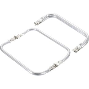 uxcell Metal Purse Frame 6 in, 2 Pcs Rectangle Frame Kiss Lock, Bag Frame Hardware Replacements for DIY Purse Handle Bag Making, Clutch Coin Purse Frames