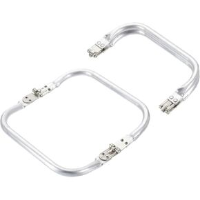 إطار محفظة UXCELL Metal 6 in ، 2 PCS مستطيل قفل قبلة إطار ، استبدال أجهزة إطار كيس لصنع حقيبة مقبض محفظة DIY ، إطارات محفظة عملة القابض in Kuwait
