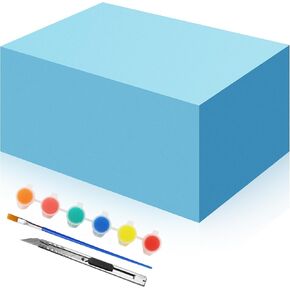 Luckyfoam 17x11x5 inch FR Sheets 5 بوصة البوليسترين المستطيلة السميكة