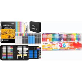 Caliart Sketching Kit & Glitter Gel Pens