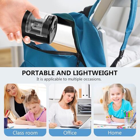 Electric Pencil Sharpener, Double Hole (Purple) in Kuwait