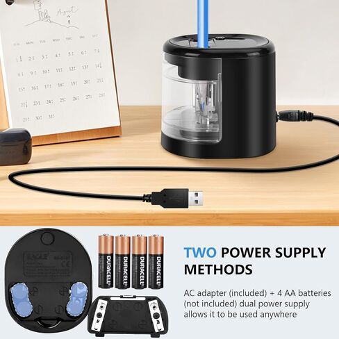 Electric Pencil Sharpener, Double Hole (Purple) in Kuwait