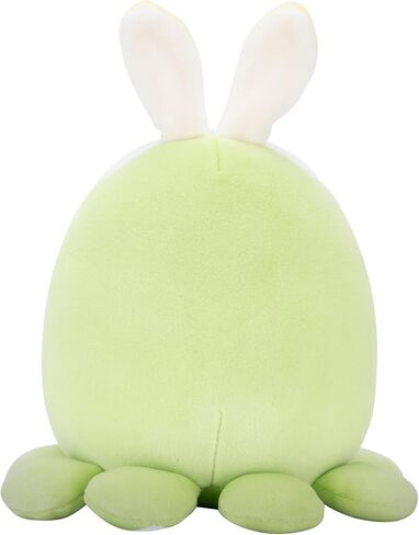 Squishmallows Original 5in Caleb The Green Octopus with Bunny Ears – Official Jazwares Easter Plush (Little) in Saudi Arabia