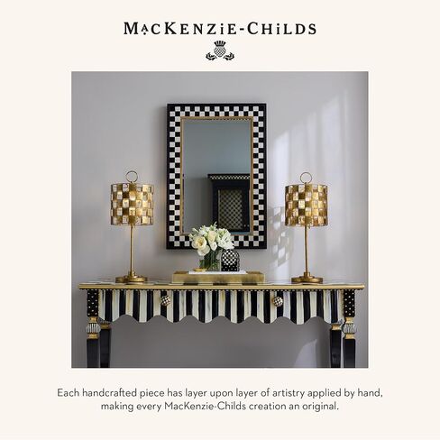 MACKENZIE-CHILDS Flower Market Silver Plated Round Desk Clock in Kuwait