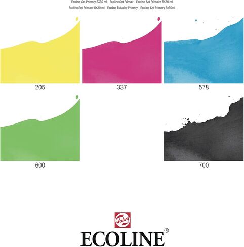 Ecoline Liquid Watercolour Additional Set 5 x 30 ml (11259901) in Saudi Arabia
