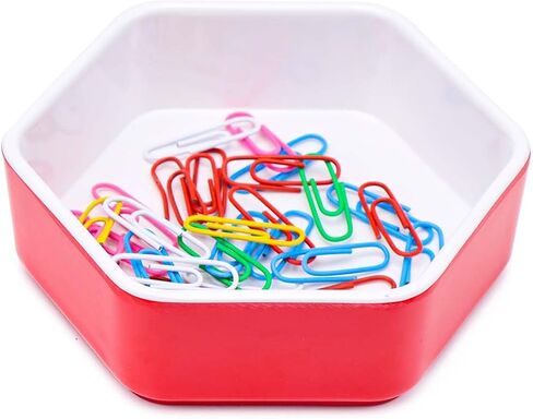 NatsumeBasics Black Paper Clip Holder 30 Paper Clips Cute Plastic Paper Clip Supenser حامل للمكتب المنظم للمكاتب الإكسسوارات المدرسية المستلزمات (أسود) in Kuwait