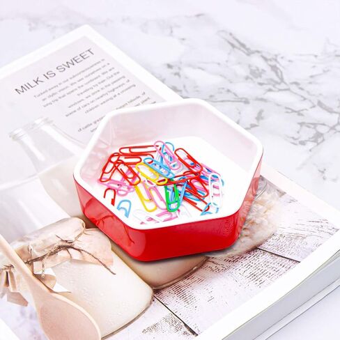 NatsumeBasics Black Paper Clip Holder 30 Paper Clips Cute Plastic Paper Clip Supenser حامل للمكتب المنظم للمكاتب الإكسسوارات المدرسية المستلزمات (أسود) in Kuwait