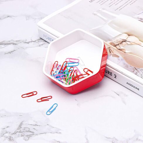 NatsumeBasics Black Paper Clip Holder 30 Paper Clips Cute Plastic Paper Clip Supenser حامل للمكتب المنظم للمكاتب الإكسسوارات المدرسية المستلزمات (أسود) in Kuwait