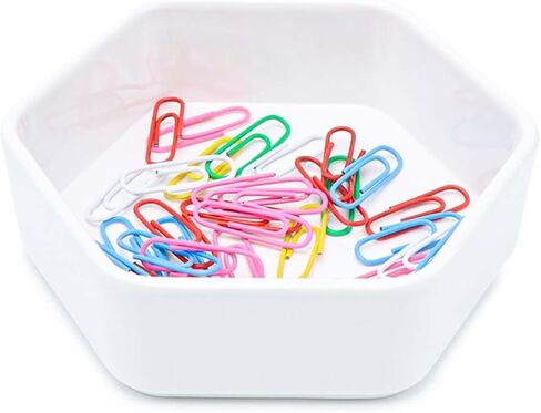 NatsumeBasics Black Paper Clip Holder 30 Paper Clips Cute Plastic Paper Clip Supenser حامل للمكتب المنظم للمكاتب الإكسسوارات المدرسية المستلزمات (أسود) in Kuwait