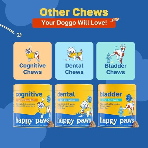Multivitamin for Dogs, Soft Chews with Green Lipped Mussel, Sea Kelp, Colostrum, & Essential Vitamins for Overall Health, 100 Lamb Flavor Soft Chews in Saudi Arabia