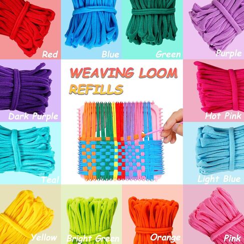 Disracker Weaving Loom Kit Toys Crafts, Arts and Crafts for Kids and Adults, Ideal Gifts for Girls Ages 5 6 7 8-12 13, Potholder Knitting Loom Kit in Saudi Arabia