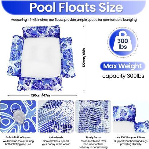 Pool-Floats Adult Summer Float Water Hammock Inflatable Pool Floaties for Adults in Saudi Arabia
