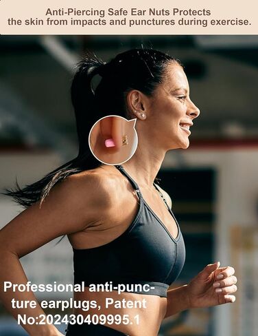 Professional Anti-Puncture Silicone Earring Backings Sports Stud Backing Food Grade Anti Allergy Soft earplug Safety Backing Clover 12psc Backing Clutch earplug Replacement for All pin Stud Earrings in Kuwait