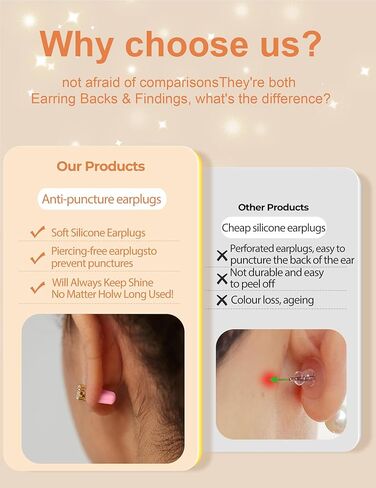 Professional Anti-Puncture Silicone Earring Backings Sports Stud Backing Food Grade Anti Allergy Soft earplug Safety Backing Clover 12psc Backing Clutch earplug Replacement for All pin Stud Earrings in Kuwait