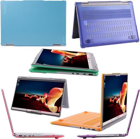 mCover case ONLY Compatible for 2023-2025 14" Lenovo Yoga 7 14IRL8 | 14IML9 | 14AHP9 Series 2-in-1 Windows Notebook Computers (NOT Fitting Any Other Models)- Black in Kuwait