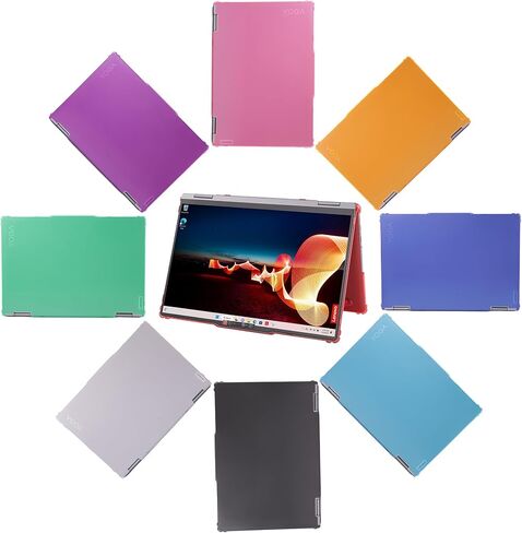 mCover case ONLY Compatible for 2023-2025 14" Lenovo Yoga 7 14IRL8 | 14IML9 | 14AHP9 Series 2-in-1 Windows Notebook Computers (NOT Fitting Any Other Models)- Black in Kuwait