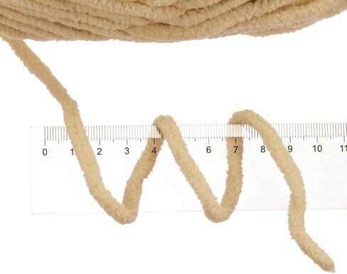 HARFINGTON 4Skeins Chenille Yarn Blanket Yarn 4x100g/14oz Gauge 5# Bulky Polyester Soft Knitting for Crochet Weaving Bag Scarf Hat, Coral, 4x68m(248yds) in Kuwait